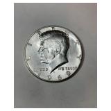 1969 D Kennedy half dollar