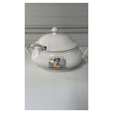 Nabisco 1970s soup tureen, with lid and spoon,