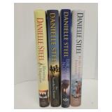 4 Danielle Steel hardcover books