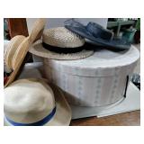 Hat box 4 vintage hats