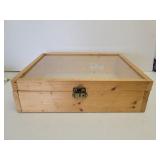 Handmade Display case 19x15x6 plexiglass top