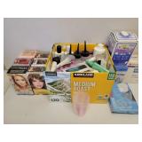 Hair colors, applicator bottles, conditioners,