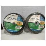 2 6-in steel wheels