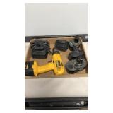 Dewalt 12v drill and extra batteryï¿½s and chargers
