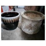2 large planters
