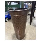 16-in tall copper planter