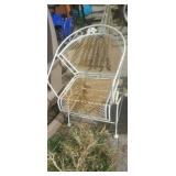 Metal outdoor rocking chair