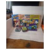 Pokemon Lot Books,Tin,Stickers ,Cards4 Pokemon