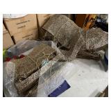 Gold light up yard reindeer, needs assembled
