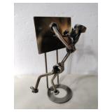 Basketball nuts &bolt sculpture