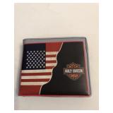 New USA/Harley Davidson leather billfold