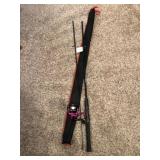 New 2 pc fishing pole W/Zebco open face reel