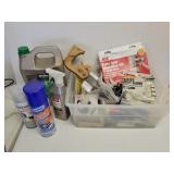Hardware, cleaning supplies