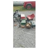 Walker , camp stove , camp grill, enamel pot and