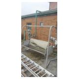 Outdoor swing rough fabric good frame