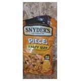4 Snyders cheddar cheese preztel pieces