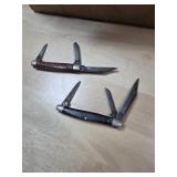 Camco and Craftsman 3 Blade Pocket Knives