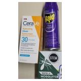 STEM Mosquito Wipes & CetaVe Hydrating Face &