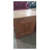 White Clad Co. Night side with storage cabinet