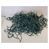 Multi-color Christmas lights several strands