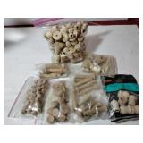 Lot of different wood pegs