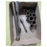 S & K 1/2" drive Ratchet,  Break Bar , Extension