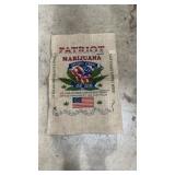 35x24 Burlap sack carrying bag for marijuana