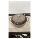 Enameled cost iron 12 inch crockpot
