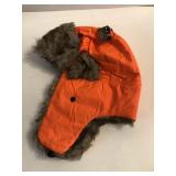 Hunting fur lined insulated hat