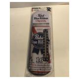 5-1/8 in W x17-3/8 in high metal PBR thermometer