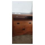 Barn Furniture 41" Amish mission TV stand sap red