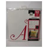 Stencils  Script monogram alphabet  52 designs
