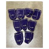 9 Crown Royal drawstring bags