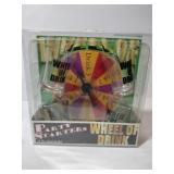 Wheel of drink shot game