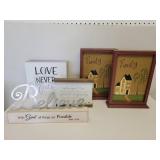 Love, Family, Believe decor