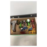 Assortment of die cast tractors (some broken)