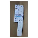 New sealed 7 outlet power surge protector  Energy