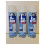 3 glass cleaners 19oz