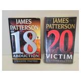 2 James Patterson hardback books
