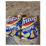 2 Fritos Scoops 9.25 oz bags