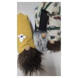 3 16" Long Handmade Knomes Halloween Ghost,