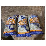 3 Utz White Cheddar cheese Popcorn 6 oz bags