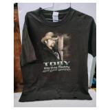 Toby Keith big dog Daddy concert shirt 2007 size
