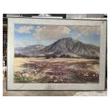 40x28 framed reproduction of the painting Desert