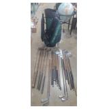 22 wooden golf clubs with golf bag various brands