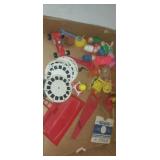 Wooden little people figures , view master slide