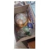 Assorted glassware