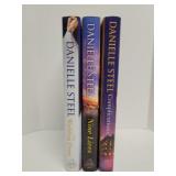 3 Danielle Steel hardcover books
