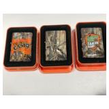 3 camo refillable torch lighters