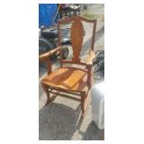 Wooden rocking chair
